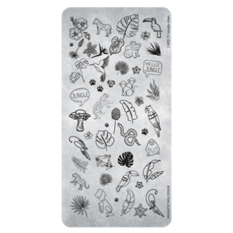 Stampingplate 75 Jungle Vibes